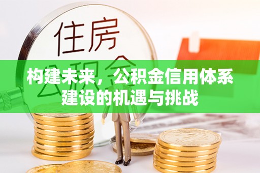 二七构建未来，公积金信用体系建设的机遇与挑战